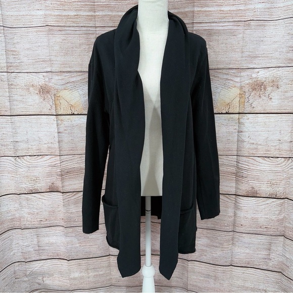 Knomadik Black Knit Cardigan Sweater with Shawl Collar Size XS - Picture 1 of 12